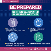 Vaccinations in Warm Weather