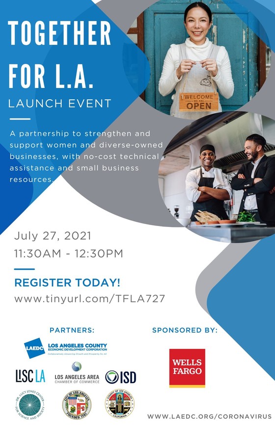 Together for LA launch event flyer