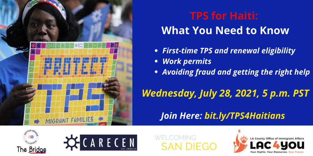 Flyer for TPS webinar