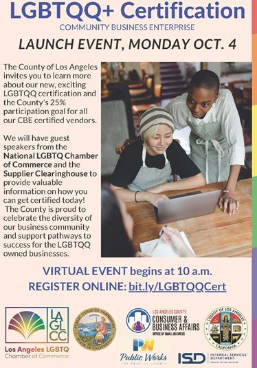 Launch of LGBTQQ+ certification 