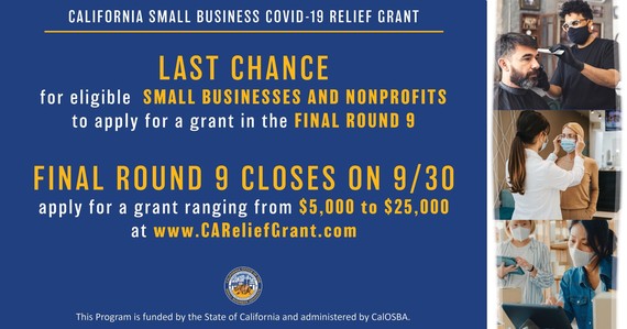 Final Round of CA Relief Grants