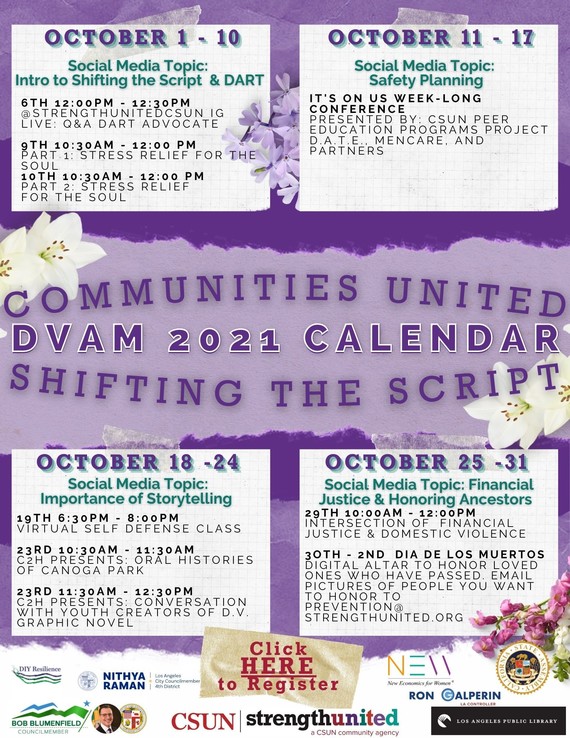 Strength United DVAM Flyer 2021