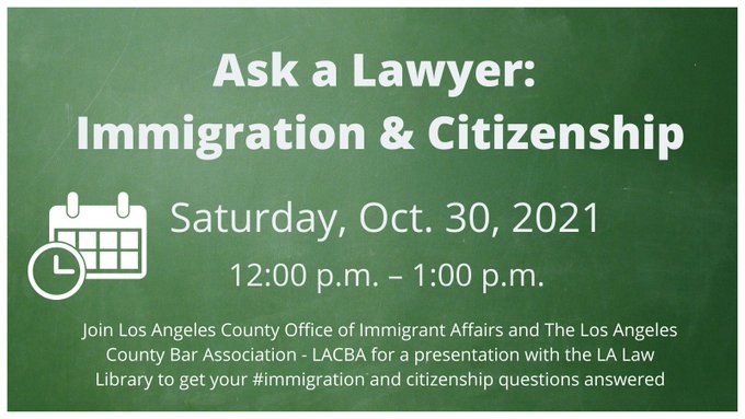 Ask a lawyer event flyer