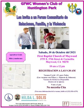 Maywood Family Forum