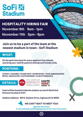 Hiring Fair at SoFi Stadium 