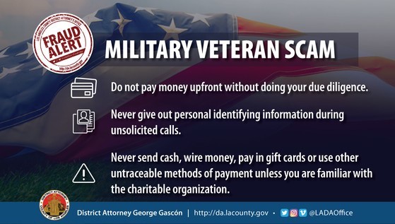 Military Veteran Scam
