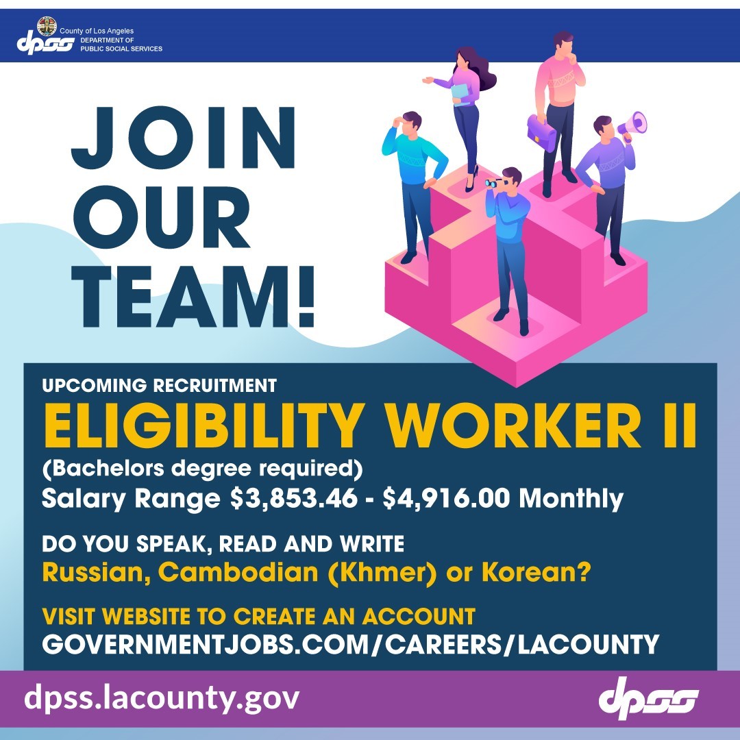 JOIN THE DPSS TEAM