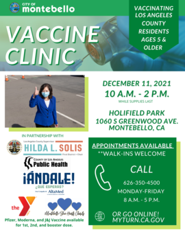 Vaccine Clinic in Montebello