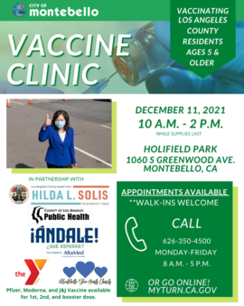 Vaccine Clinic in City Terrace 