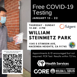 Testing Site in Hacienda Heights