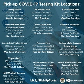 Pick-Up Testing Kits