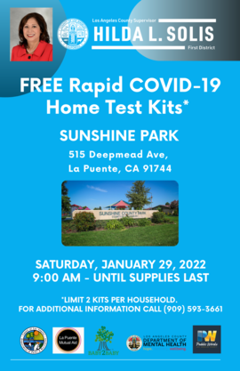 COVID-19 Home Test Distribution in La Puente