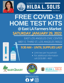 COVID-19 Home Test Distribution in East LA 