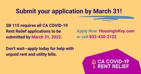 CA COVID-19 Rent Relief Program