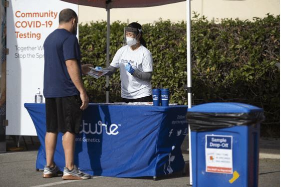 COVID-19 drop off site