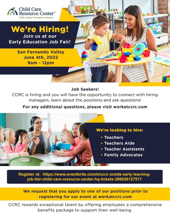 EARLY EDUCATION JOB FAIR 