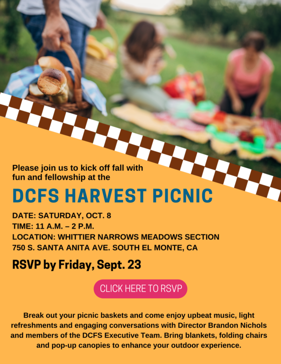 You're Invited to the DCFS Harvest Picnic!