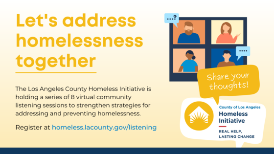 Let's address homelessness together.