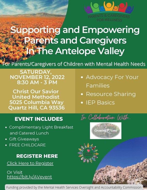 Antelope Valley Workshop Flyer