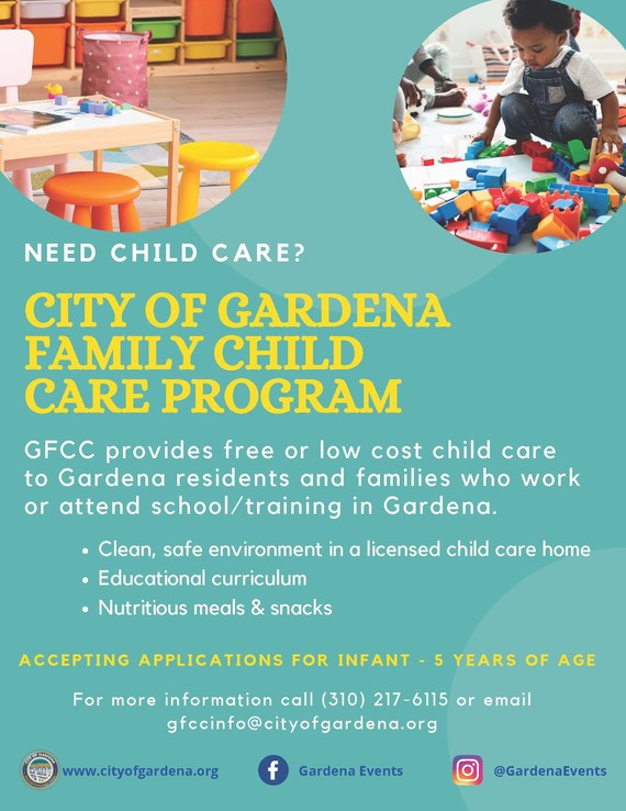City of Gardena Family Child Care Program