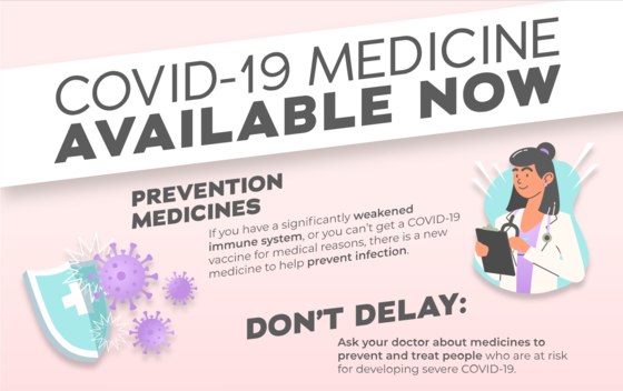 COVID medicine available now