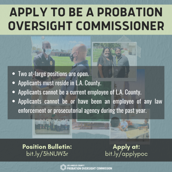 Apply to be a commissioner