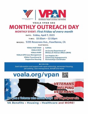 VPAN Monthly Outreach Day
