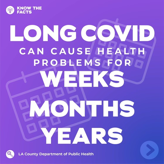 Long covid can last for weeks, months or even years.