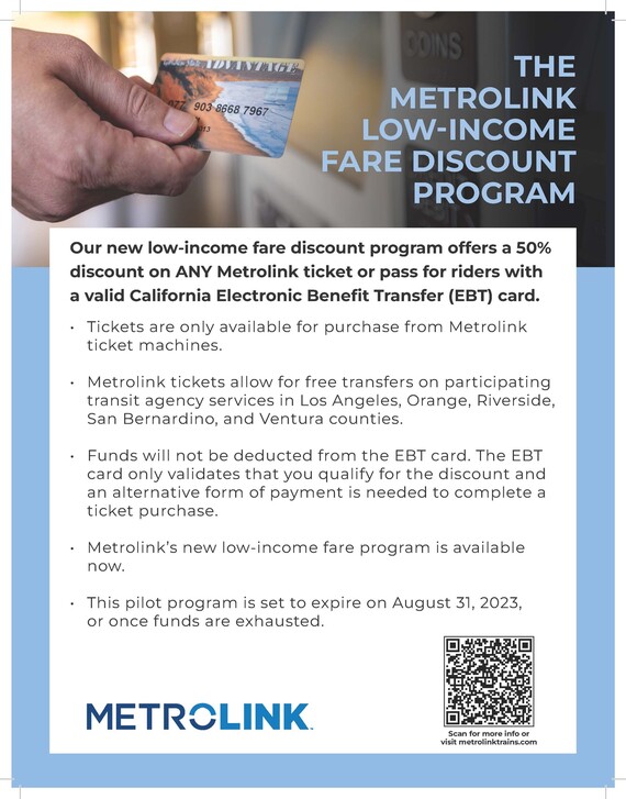 Metrolink Discount Program