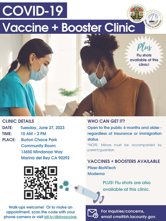 Covid-19 Vaccine + Booster Clinic