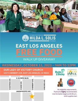 East LA Free Food Giveaway Eng