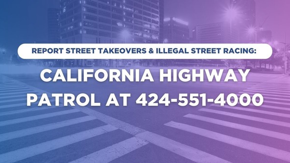 Report Illegal Street Takeovers