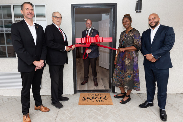 Ribbon Cutting Ceremony for Culver City Project Homekey