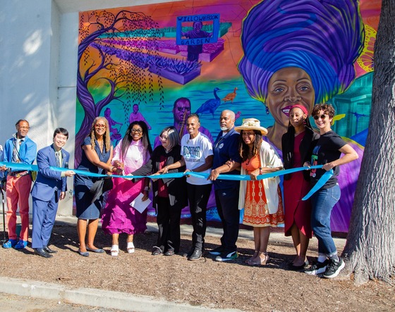 Ribbon Cutting at Willowbrook Mural Unveiling