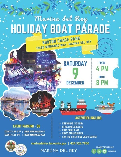 ATTEND THE HOLIDAY BOAT PARADE IN MARINA DEL REY