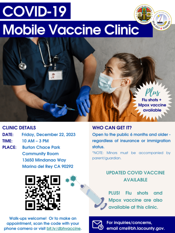 COVID-19 Mobile Vaccine Clinic 12.22.23
