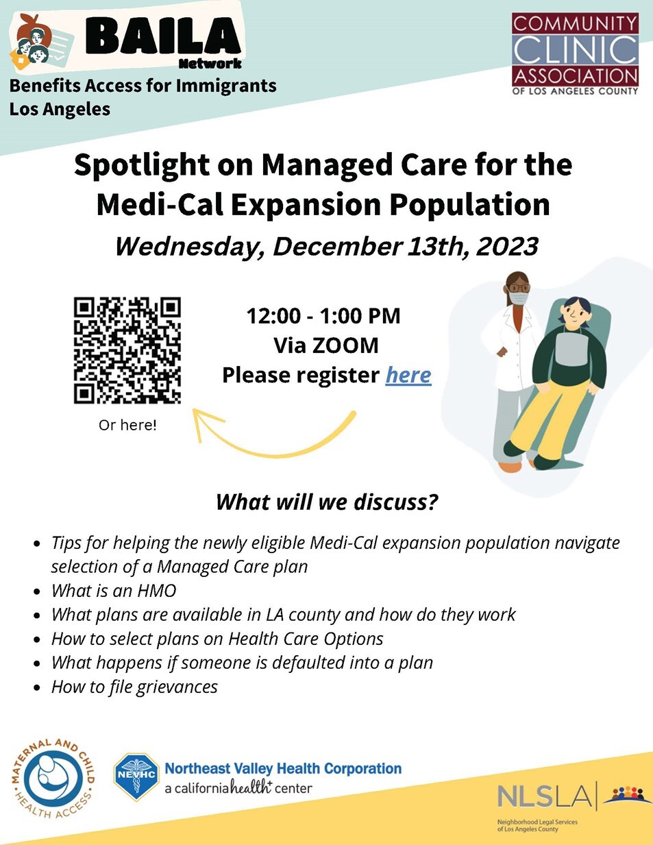 BAILA Managed Care for Medi-Cal Expansion Population