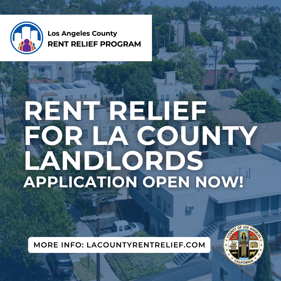 LA County Rent Relief Program Now Accepting Applications!