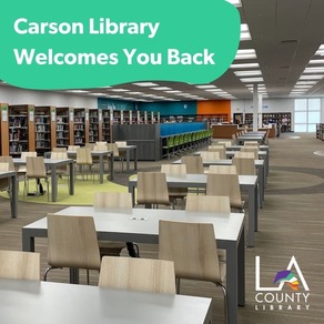 Carson Library Welcomes You Back