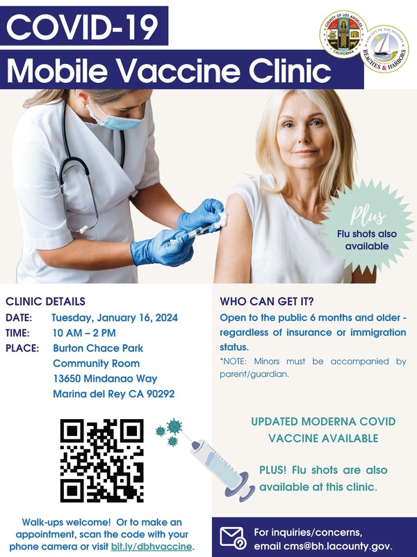 COVID-19 Mobile Vaccine Clinic 01.16.23