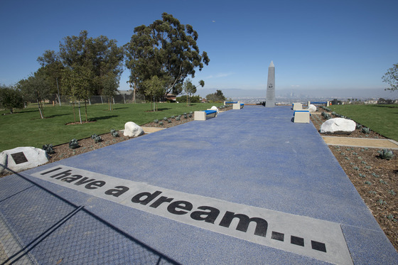 Memorial Tree Grove Honoring Martin Luther King at Kenneth Hahn State Recreation Area