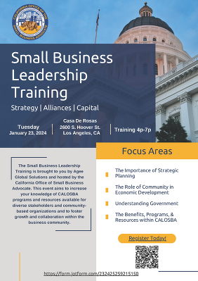 Small Business Leadership Training