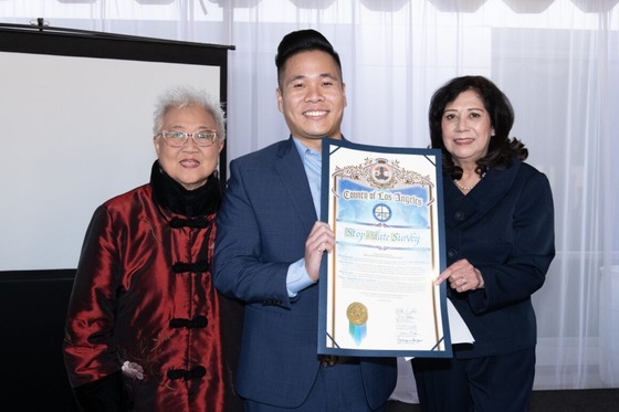 Bryan Chau SD1 Awardee and First District Supervisor Solis