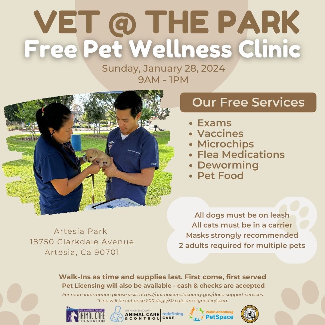 Animal Care and Control Vet at the Park