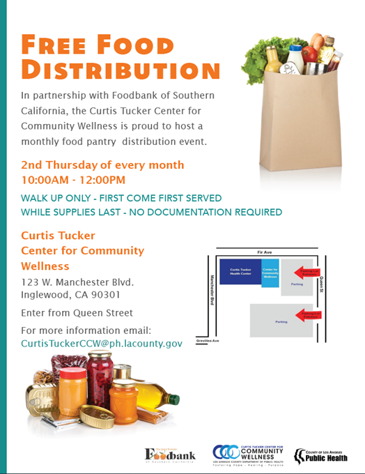 FOOD DISTRIBUTIONS IN THE INGLEWOOD COMMUNITY