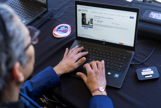 LA County Library's Laptop and Hotspot Loans Program