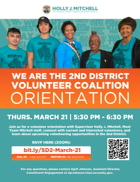 We Are the 2nd District Volunteer Coalition Orientation