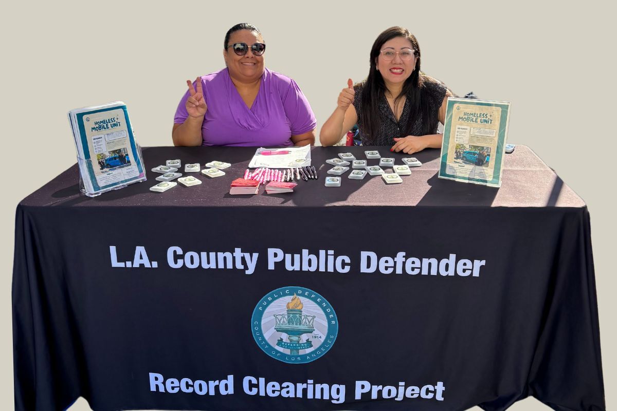 LA County Public Defender Staff at Table