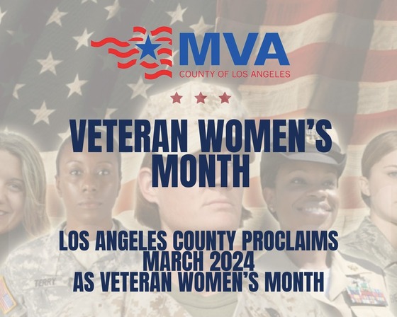 LA County Celebrates Veteran Womens Month