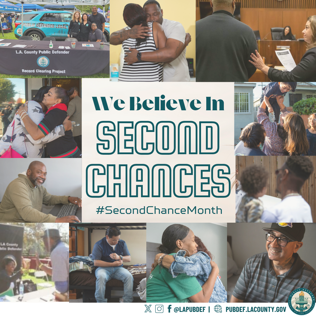 Public Defender Second Chance Month Events